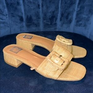dv by Dolce Vita Rattan Woven Women's Sandals Size 8.5